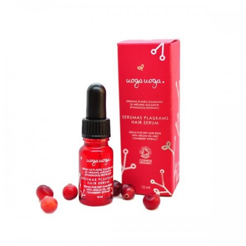 Uoga Uoga Uoga Uoga Hair Serum For Dry Ends With Argan Oil And Cranberry Extract 15ml