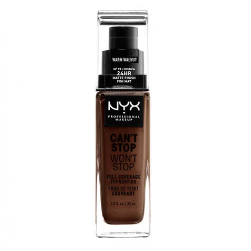 Photos - Foundation & Concealer NYX Professional Makeup Professional Makeup Can't Stop Won't Stop Full Coverage Foundation 30ml 22.5 Warm Walnut KS60771