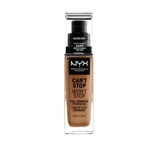 NYX Professional Makeup NYX Professional Makeup Can't Stop Won't Stop Full Coverage Foundation 30ml 14 Golden Honey