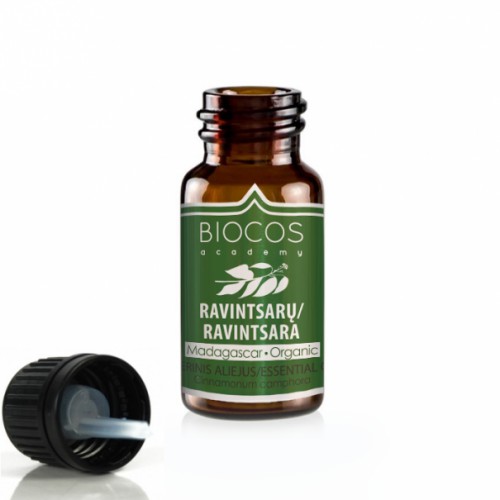 BIOCOS academy Cinnamonum camphora Ravintsarų (EKO) eterinis aliejus  5ml