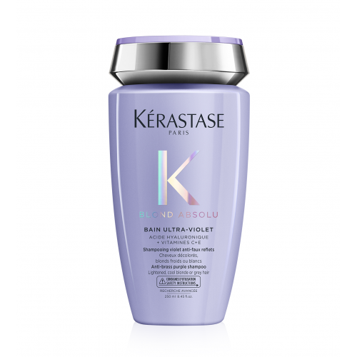Kérastase Blond Absolu Bain Ultra-Violet Shampoo Dzelteno toni neitralizējošs violets šampūns