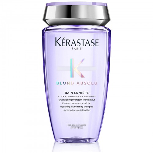 Kerastase Blond Absolu Bain Lumiere Žvilgesio šviesiems plaukams suteikiantis drėkinamasis šampūnas