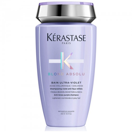 Kerastase Blond Absolu Bain Ultra-Violet Violetinis šampūnas, neutralizuojantis geltonus  plaukų tonus