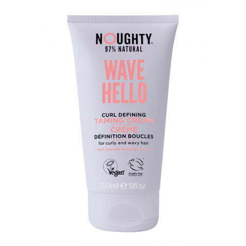 Noughty Wave Hello Curl Taming Cream Garbanas pabrėžiantis kremas banguotiems ir garbanotiems plaukams