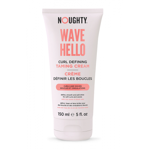 Noughty Wave Hello Curl Taming Cream Garbanas pabrėžiantis kremas banguotiems ir garbanotiems plaukams