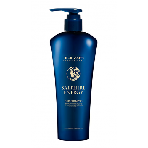 T-LAB Professional Sapphire Energy Duo Shampoo Šampūnas plaukų stiprinimui ir anti-senėjimo poveikis