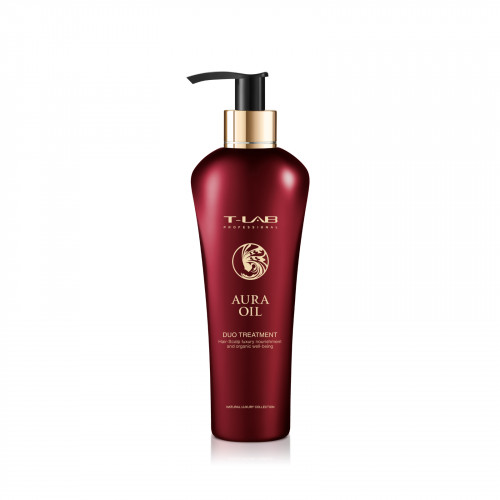 T-LAB Professional Aura Oil Duo Treatment Kaukė prabangiam plaukų švelnumui ir natūraliam grožiui
