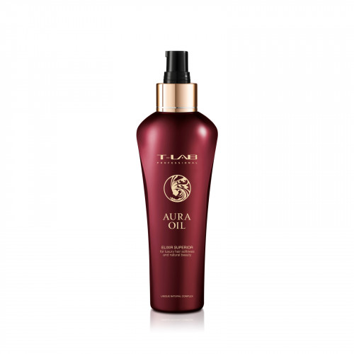 T-LAB Professional Aura Oil Elixir Superior Plaukų eliksyras prabangiam plaukų švelnumui ir natūraliam grožiui  150ml