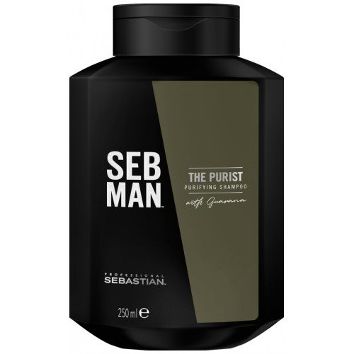 Sebastian Professional SEB MAN The Purist Shampoo Valomasis šampūnas nuo pleiskanų