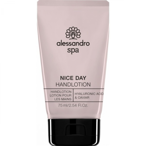 Alessandro Nice Day Hand Lotion Drėgmę palaikantis kasdieninis losjonas su hialurono rūgštimi