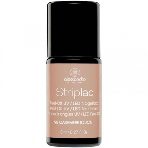 Alessandro Striplac Peel Off UV/LED Nail Polish Nagų lakas 8ml Cashmere Touch