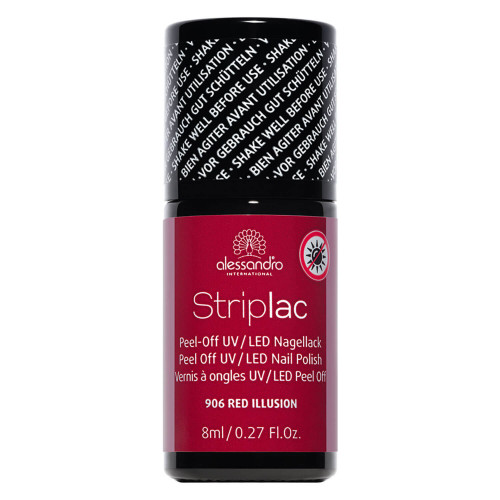 Alessandro Striplac Peel Off UV/LED Nail Polish Nagų lakas 8ml Red Illusion