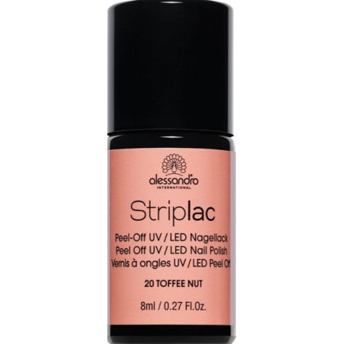 Alessandro Striplac Peel Off UV/LED Nail Polish Nagų lakas 8ml 120 Toffee Nut