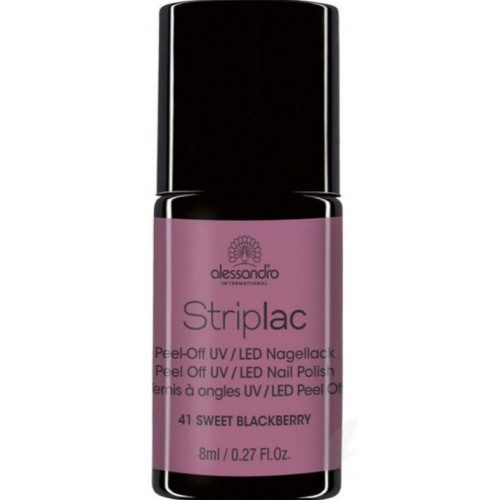 Alessandro Striplac Peel Off UV/LED Nail Polish 8ml 141 Sweet Blackberry