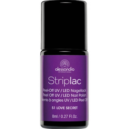 Alessandro Striplac Peel Off UV/LED Nail Polish Nagų lakas 8ml 151 Love Secret