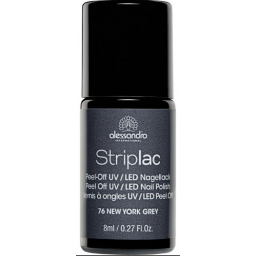 Alessandro Striplac Peel Off UV/LED Nail Polish Nagų lakas 8ml 176 New York Grey