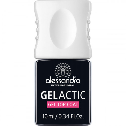 Alessandro Gelactic Gel Top Coat Gelinio efekto viršutinis nagų lako sluoksnis
