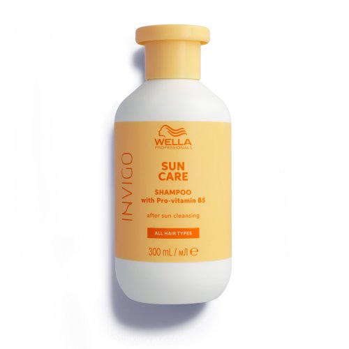 Wella Professionals Invigo Sun Care After Sun Cleansing Shampoo Šampūnas po saulės su provitaminu B5