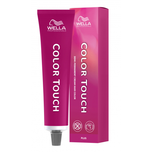 Photos - Hair Dye Wella Professionals Professionals Color Touch Plus Demi-Permanent Hair Color 60ml 55-07 light brown/intense natural br