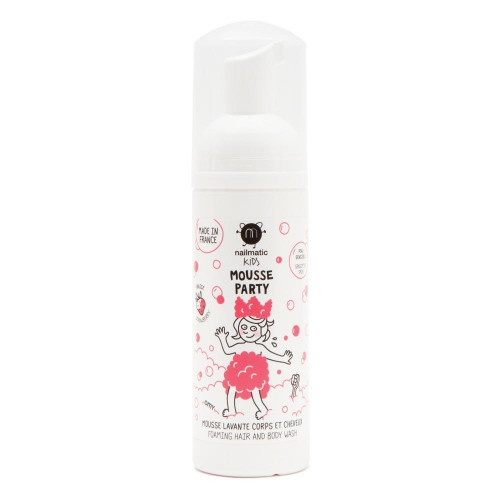 Nailmatic Kids Strawberry Mousse Party Foaming Hair & Body Wash Vonios putos  150ml