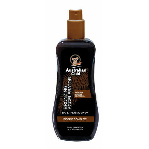 Australian Gold Dark Tanning Accelerator Spray Gel Iedegumu veicinošs sauļošanās losjons