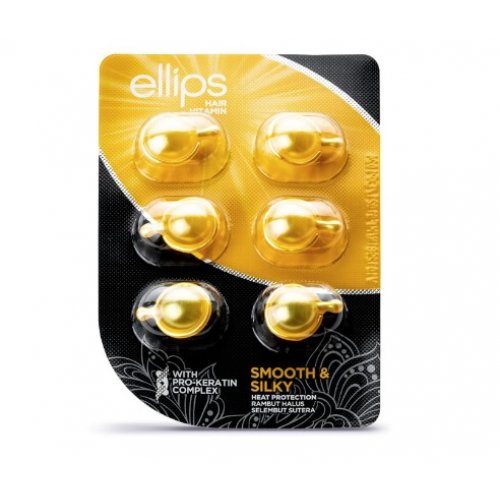 Photos - Hair Product Ellips Smooth & Silky Pro-Keratin Complex Hair Vitamins 6x1ml KS811365