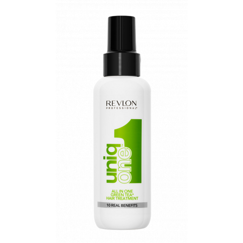 Revlon Professional UniqOne Green Tea Hair Treatment Multifunkcinė nenuplaunama kaukė plaukams