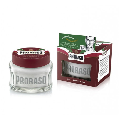 Proraso Pre-Shave Cream Moisturising and Nourishing Maitinantis kremas prieš skutimąsi
