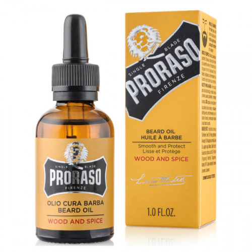 Proraso Wood & Spice Beard Oil Barzdos aliejus