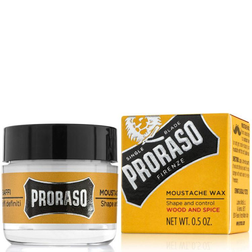 Proraso Wood & Spice Moustache Wax Ūsų vaškas