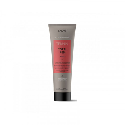 Lakme Coral Red Raudoną spalvą ryškinanti kaukė