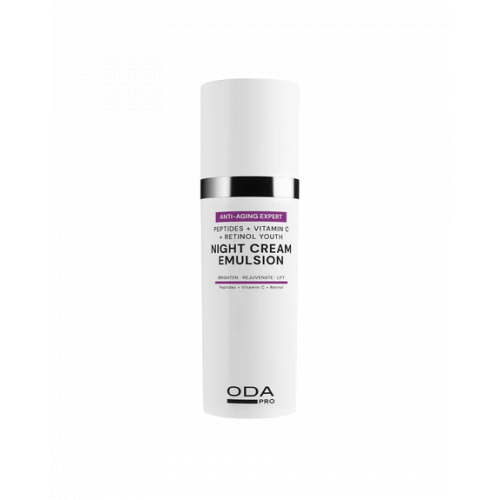 ODA Pro Night Cream Emulsion Noorendav peptiidide öökreem C-vitamiini ja retinooliga