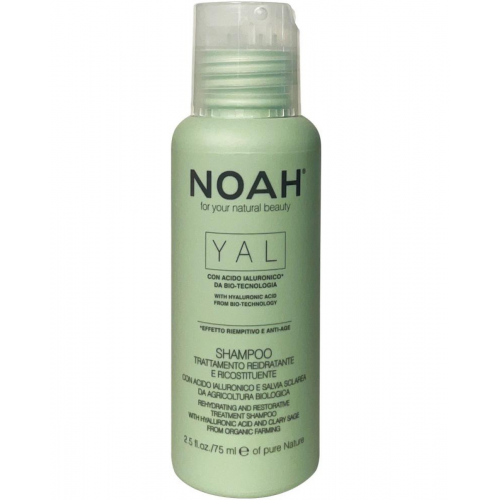 Noah YAL Hydrating And Restorative Treatment Shampoo Atkuriamasis drėkinantis šampūnas su hialurono rūgštimi ir šalaviju