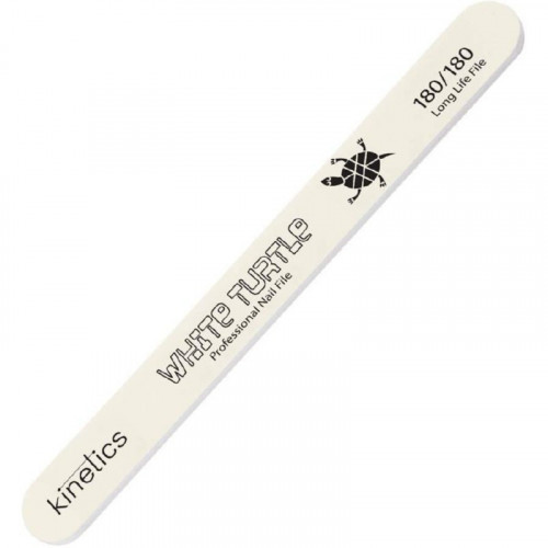 Kinetics White Turtle Nail File 180/180 Grit Nagu vīle
