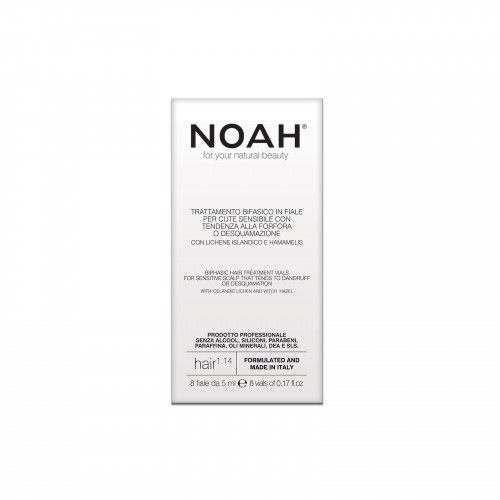 Noah 1.14. Biphasic Hair Treatment Vials Serumas jautriai, linkusiai pleiskanoti odai