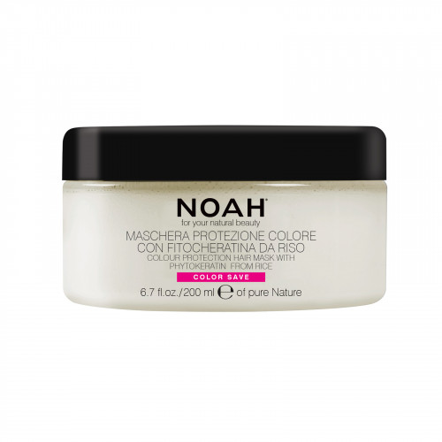 Photos - Hair Product Noah Noah 2.4 Color Protection Natural Hair Mask For Coloured Hair With Phytokeratin From Rice 200ml KS476058