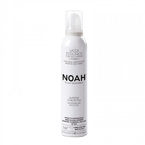 Noah 5.10 Ecological Hairspray With Vitamin E Maitinantis plaukų lakas su argano aliejumi ir vitaminu E