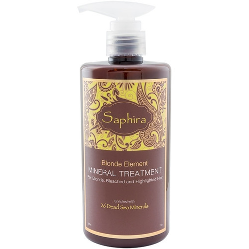 Saphira Mineral Smoothing Treatment Mineralais Praturtinta Tiesinimo Priemonė Su Negyvosios Jūros Mineralais, Blonde