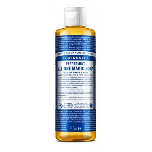 Dr. Bronner's Peppermint Pure-Castile Liquid Soap 240ml