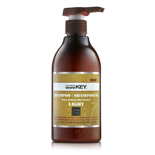 Saryna Key Damage Light Pure African Shea Shampoo Atstatomasis plaukų šampūnas su taukmedžio sviestu