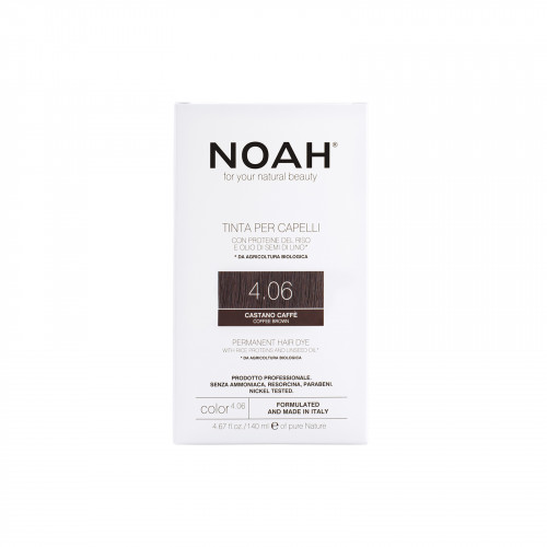 Noah Noah Permanent Hair Colour 140ml 4.06 Coffee Brown