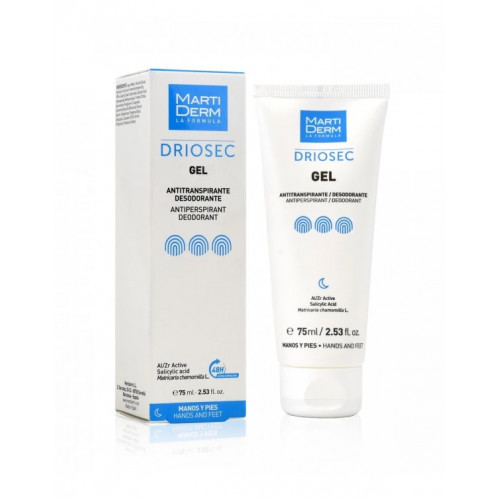 MartiDerm Driosec Gel Gelinis dezodorantas rankoms ir pėdoms