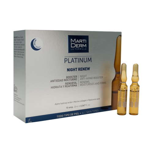 MartiDerm Night Renew Ampoules Nakts ampulas sejai