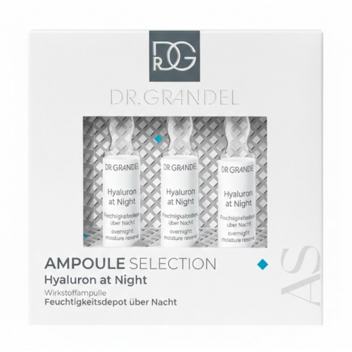 Dr. Grandel Ampoule Selection Hyaluron at Night Veido odą drėkinačios koncentrato ampulės