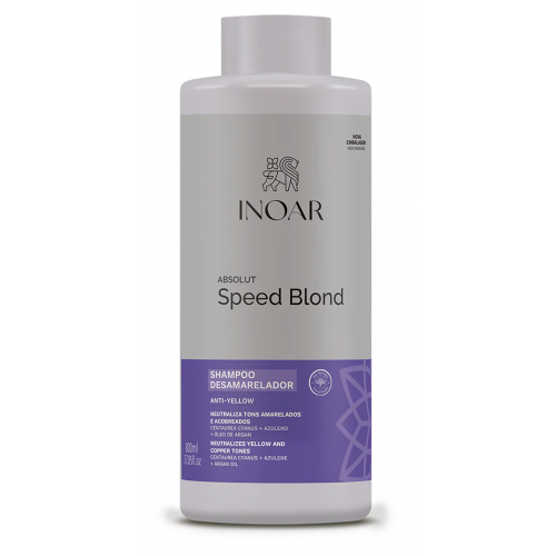 Inoar Absolut Speed Blond Shampoo šampūnas šviesiems plaukamss