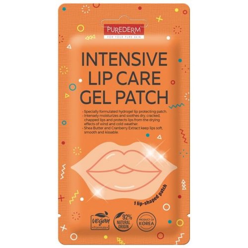 Purederm Intensive Lip Care Gel Patch Intensyvios lūpų priežiūros kaukė