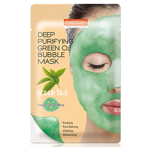 Purederm Deep Purifying O2 Bubble Mask Giliai valanti putojanti veido kaukė
