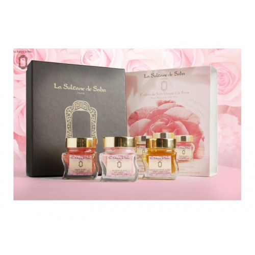 La Sultane De Saba Rose Skincare Gift Box Veido priežiūros priemonių rinkinys
