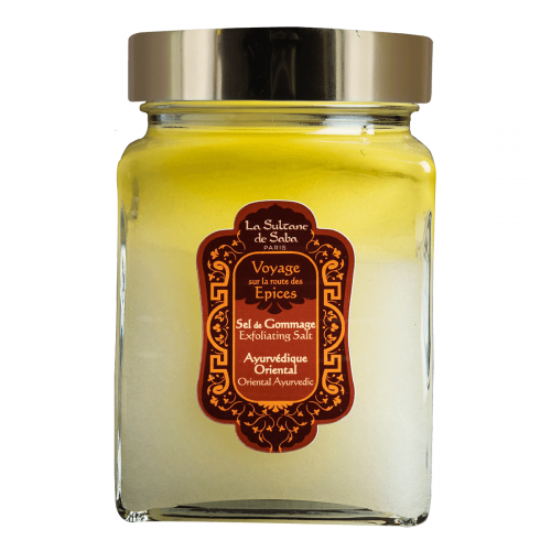 La Sultane De Saba Oriental Ayurvedic Scented Exfoliating Salts Druskos kūno šveitiklis