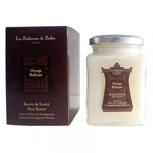La Sultane De Saba Lotus and Frangipani Flowers Shea Butter Taukmedžio sviestas